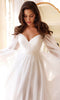 Cinderella Divine CD243W - Chiffon Sweetheart Wedding Dress