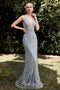 Cinderella Divine CD960 - Glittered Dress with Low V-back