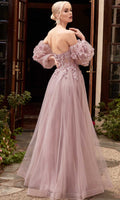 Cinderella Divine CD962 - Prom Dress with 3D Floral