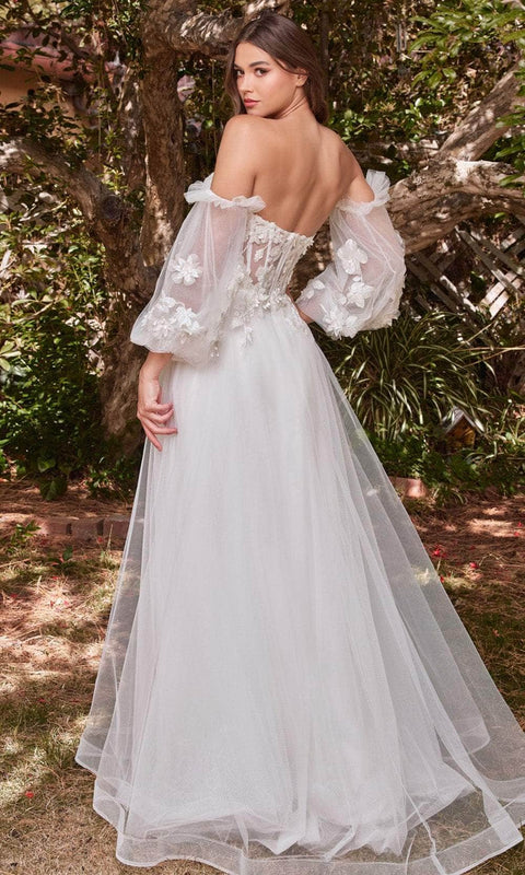 Cinderella Divine CD962W - Wedding Ballgown in Lace Tulle