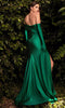 Cinderella Divine CD979C - One Shoulder Asymmetrical Long Dress