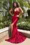 Cinderella Divine CDS412 - Prom Gown with Sheer Corset