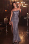 Cinderella Divine CH165 - Fitted Sleeveless Sequin Gown