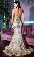 Cinderella Divine J810 - Shimmer Corset Bodice Evening Mermaid Gown sheerdreamz Cinderella Divine J810 - Shimmer Corset Bodice Evening Mermaid Gown sheerdreamz