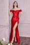 Cinderella Divine KV1056C - Formal Off Shoulder Gown