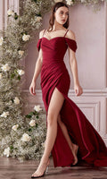 Cinderella Divine KV1057 - Off Shoulder Prom Gown