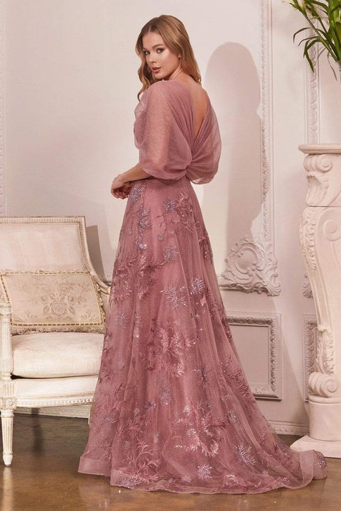 Cinderella Divine OC008 - Sweetheart Dress with Floral Appliqued