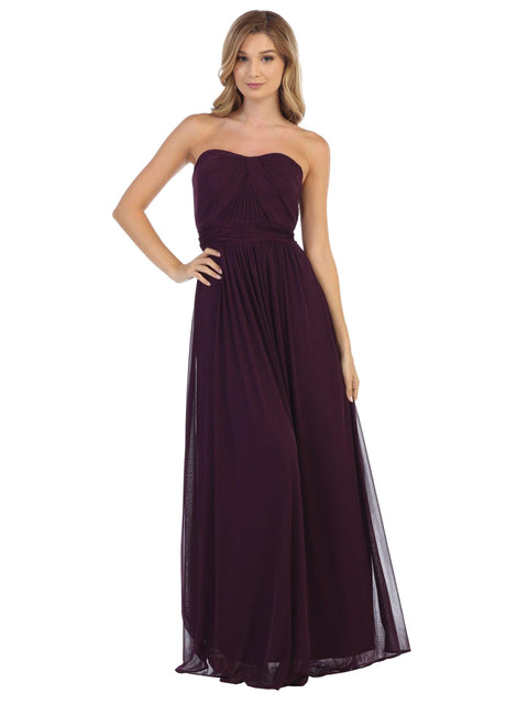 Long  Convertible Bridesmaids Dress
