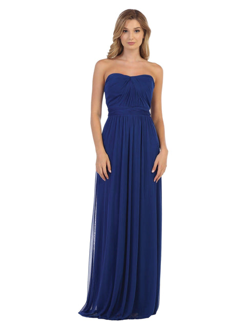 Long  Convertible Bridesmaids Dress