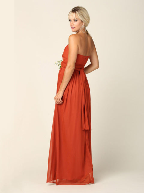 Long  Convertible Bridesmaids Dress
