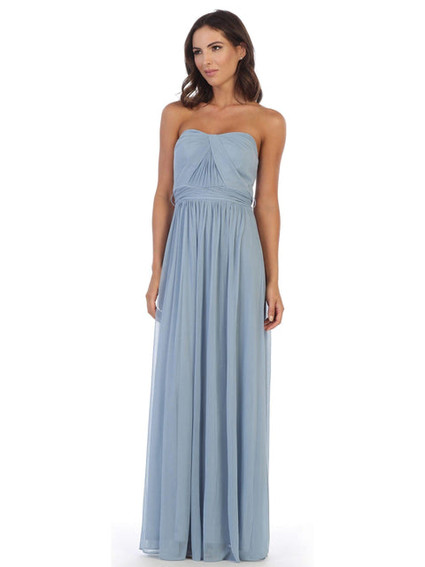 Long  Convertible Bridesmaids Dress