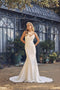 Mermaid Cowl Wedding Dress by Nox Anabel JE954