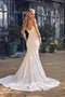 Mermaid Cowl Wedding Dress by Nox Anabel JE954