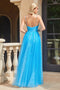 Sleeveless Cutout Glitter Tulle Gown by Ladivine CR871