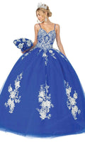 Dancing Queen - 1544 Embroidery lace Applique Quinceanera Sweet 16 Ball Gown