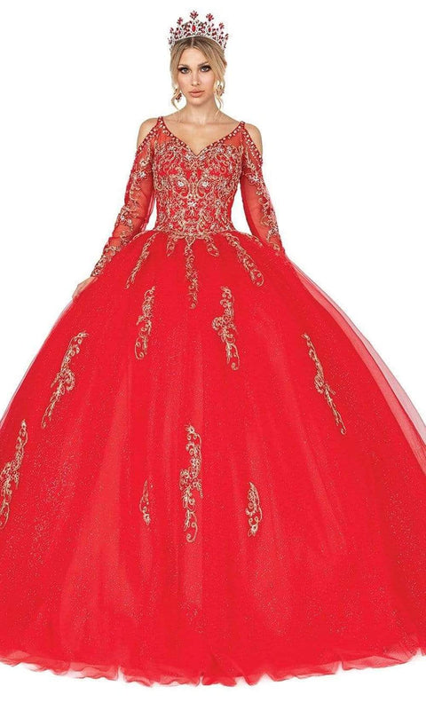 Dancing Queen - 1563  Tulle Quinceanera Sweet 16 Dress