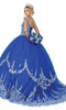 Dancing Queen - 1576  Cap Sleeve Applique Quinceanera, Sweet 16 Gown