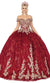 Dancing Queen - 1579 Shimmering Off Shoulder Quinceanera and Sweet 16 Gown