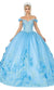 Dancing Queen - 1582 Embroidered Off Shoulder Quinceanera, Sweet 16 Dress