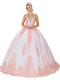 Dancing Queen - 1588 Fitted V Neck Quniceanera, Sweet 16 Ball Gown