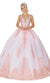 Dancing Queen - 1588 Fitted V Neck Quniceanera, Sweet 16 Ball Gown