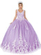 Dancing Queen - 1608 Floral Lace Lilac Quinceanera, Sweet 16 Dress