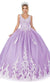 Dancing Queen - 1608 Floral Lace Lilac Quinceanera, Sweet 16 Dress