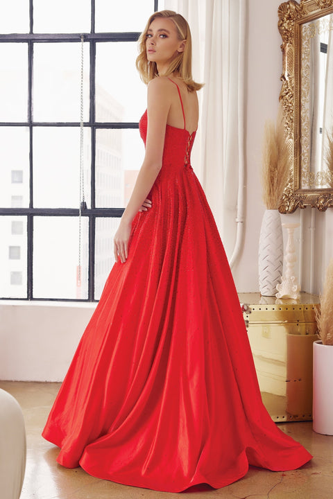 Sleeveless Embellished A-line Gown by Juliet 269