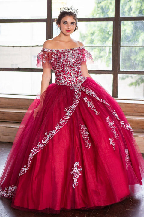 Quinceanera Off Shoulder Dress by Calla KY75128X