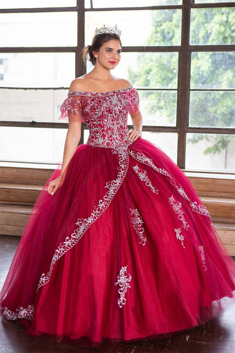 Quinceanera Off Shoulder Dress by Calla KY75128X
