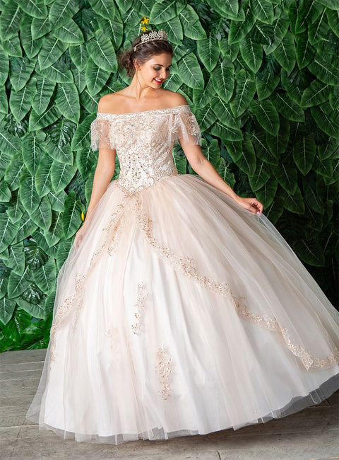 Quinceanera Off Shoulder Dress by Calla KY75128X