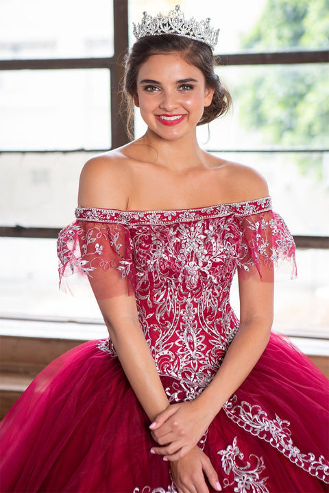 Quinceanera Off Shoulder Dress by Calla KY75128X