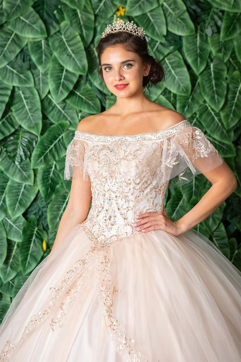 Quinceanera Off Shoulder Dress by Calla KY75128X