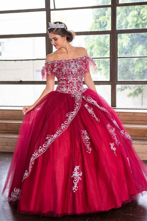 Quinceanera Off Shoulder Dress by Calla KY75128X