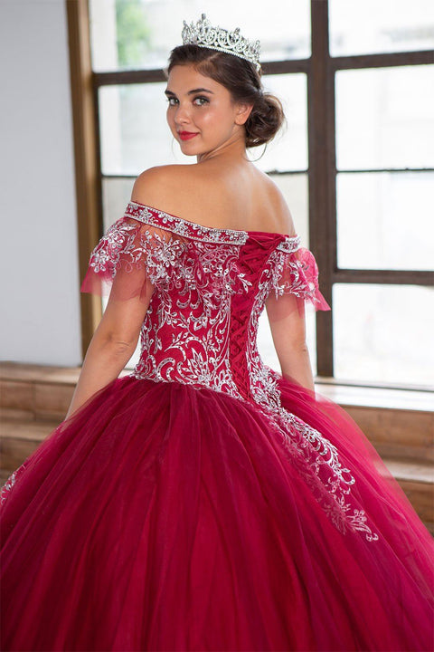 Quinceanera Off Shoulder Dress by Calla KY75128X
