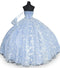 Elegancia de bola sin tirantes adornada - Cinderella Couture 8071J