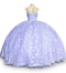 Elegancia de bola sin tirantes adornada - Cinderella Couture 8071J