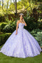 Elegancia de bola sin tirantes adornada - Cinderella Couture 8071J