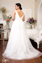 Elizabeth K GL1902's Bridal Gown with Embroidered Lace Detailing