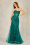 Enchanting Embroidered Corset Mermaid Gown - Adora 3080