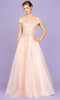 Eureka Fashion - 9191 Off Shoulder A-Line Evening Dress