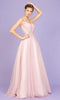 Eureka Fashion - 9797 Floral Glittered A-line Dress
