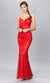 Eureka Fashion - 9801 V Neck Sheath Evening Gown