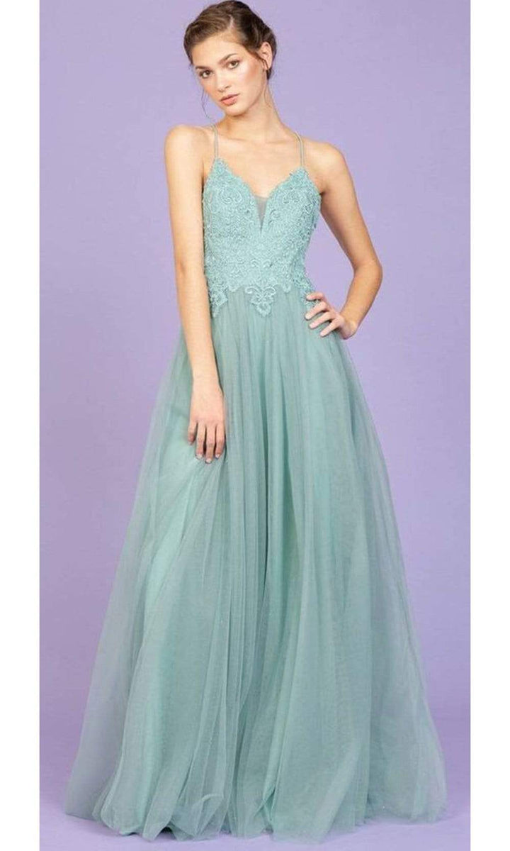 Eureka Fashion - 9902 Sweetheart A-Line Evening Dress sheerdreamz