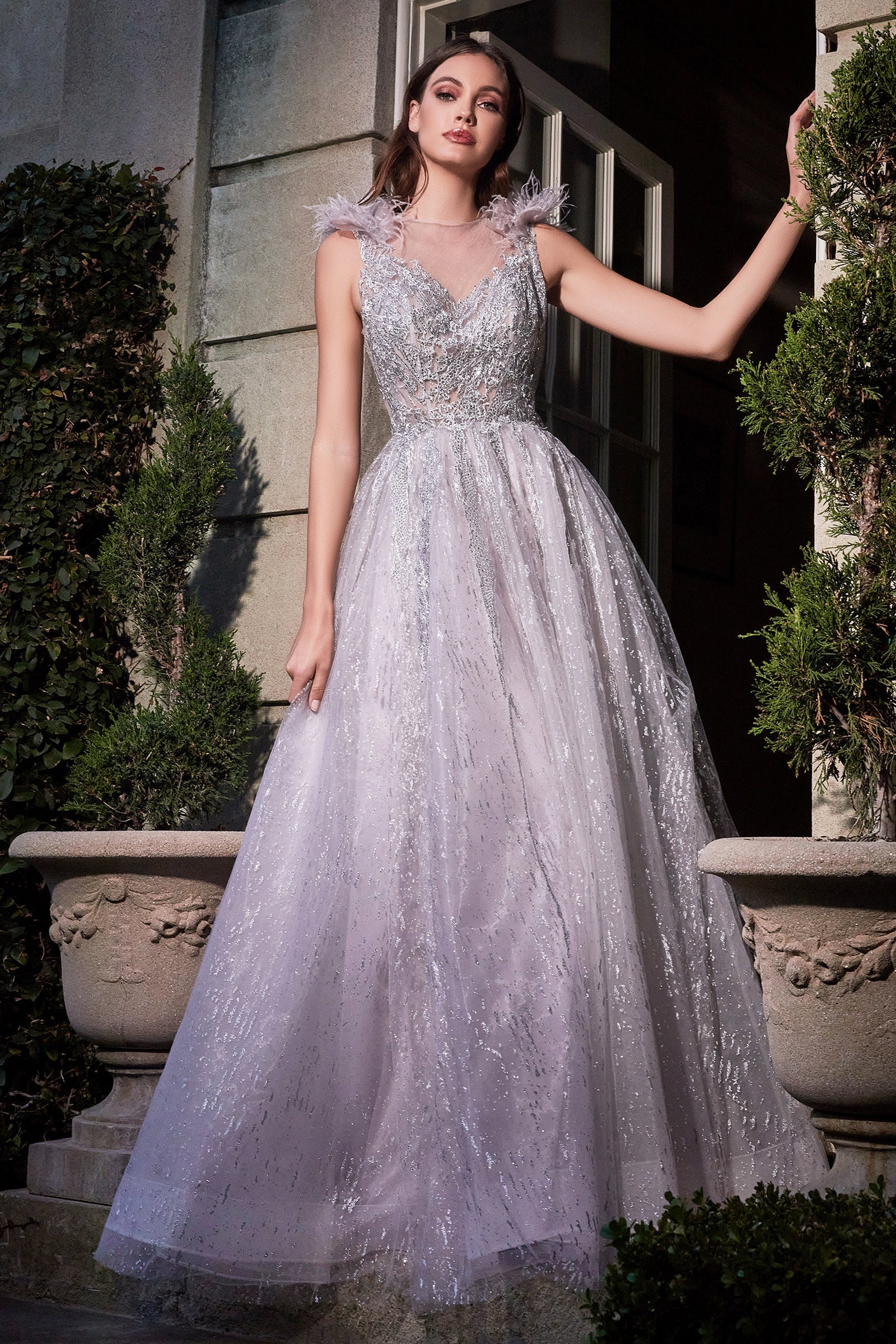 BALL GOWN BY CINDERELLA DIVINE B704– sheerdreamz
