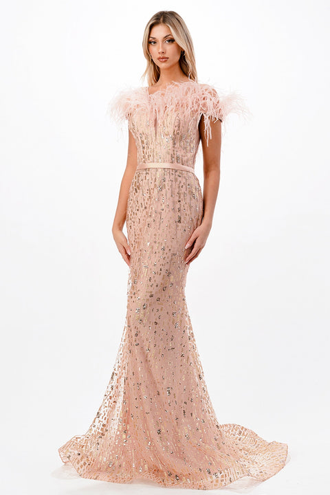 PROM DRESS BY CINDERELLA DIVINE CB082
