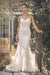 Sleeveless Fitted Applique Bridal Gown by Nox Anabel JW939