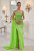 One Shoulder Fitted Long Dress by Nox Anabel E1039