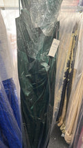 Adora 3103: Fitted Long Satin Dress with Corset and Slit