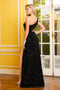 Radiant Sequin One Shoulder Cut-Out Gown - Adora 3111